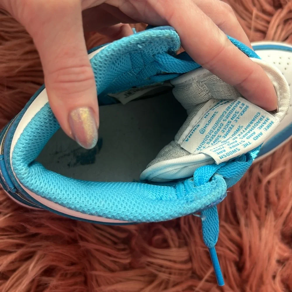 Jordan 1 UNC Dark Powder Blue size 5.5/36 - Picture 5 of 9